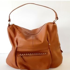 🌜 LAGGO Joyce Hobo Handbag | Soft Leather Purse | Studs Detail